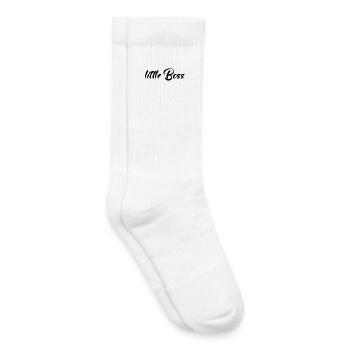 Cadeaux pour enfants Anniversaire de bébé dictons - Chaussettes de tennis bio enfant - blanc - Droite