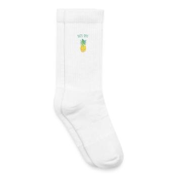 dies das Ananas - Kinder Tennissocken - Weiß - Rechts