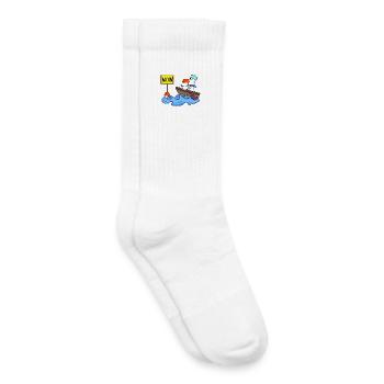 Moin Seemann Möwe Seemöwe Boot - Kinder Tennissocken - Weiß - Rechts