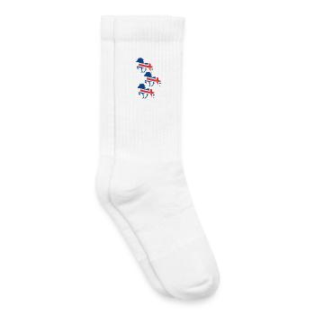 Icelandic horse flag - Kids Tennis Socks - white - Right