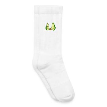 Jeunes mariés d'avocat avec cadeau enfant pour mariage - Chaussettes de tennis bio enfant - blanc - Droite