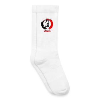 Kendo im Enso-Zen-Kreis - Kinder Tennissocken - Weiß - Rechts