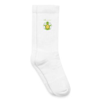Schildkröte - Kinder Tennissocken - Weiß - Rechts