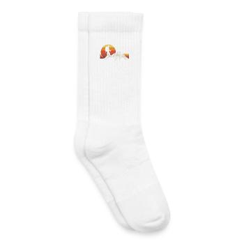 Wandern Wanderer Vintage - Kinder Tennissocken - Weiß - Rechts