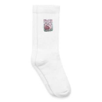 Sweaterswiene Plattdeutsch East Frisian Sheep - Kids Tennis Socks - white - Right