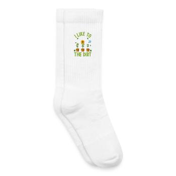 Gardener's Garden - Kids Tennis Socks - white - Right