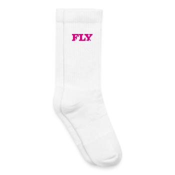 Pilotin Girl Luftfahrt Fliegen - Kinder Tennissocken - Weiß - Rechts
