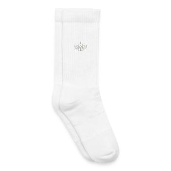 Chainsaw in the Forest Badge - Kids Tennis Socks - white - Right