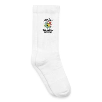 Body bébé meilleur papa première fête des pères - Chaussettes de tennis bio enfant - blanc - Droite
