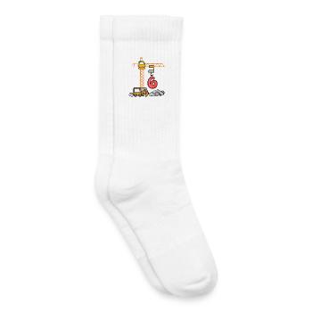 Pelle t-shirt 6 ans 6 ans garçon 6 ans - Chaussettes de tennis bio enfant - blanc - Droite