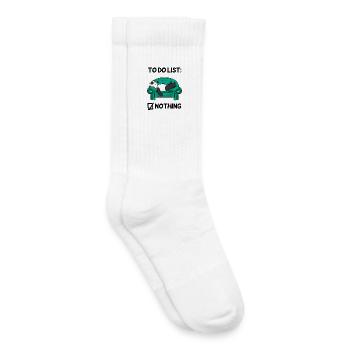 To do list Nothing - Panda Relax - Kids Tennis Socks - white - Right