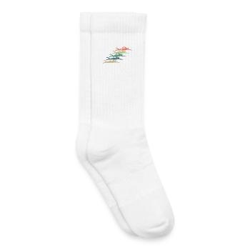 Schwimmen Schwimmer Vintage - Kinder Tennissocken - Weiß - Rechts