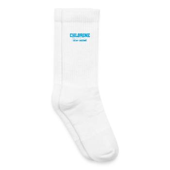 Schwimmen Schwimmer - Kinder Tennissocken - Weiß - Rechts