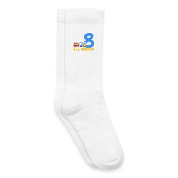 8. Geburtstag Zug - Kinder Tennissocken - Weiß - Rechts