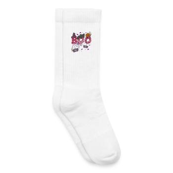 Halloween Boo Halloween-Kostüm - Kinder Tennissocken - Weiß - Rechts