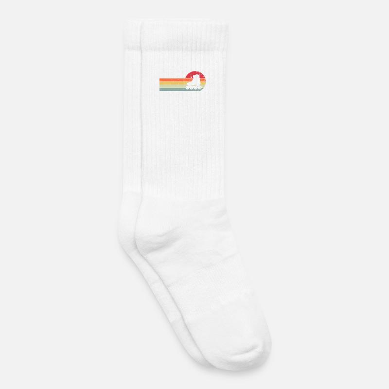 Inline Skates - Kinder Tennissocken - Weiß