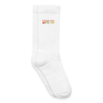 Radfahren Radfahrer - Kinder Tennissocken - Weiß - Rechts