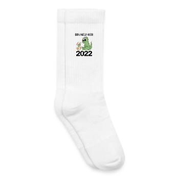 Baby Geburt 2022 - Kinder Tennissocken - Weiß - Rechts