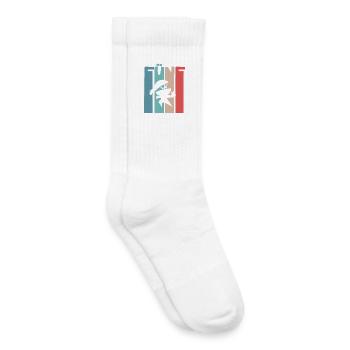 Ninja 5 Jahre - Kinder Tennissocken - Weiß - Rechts