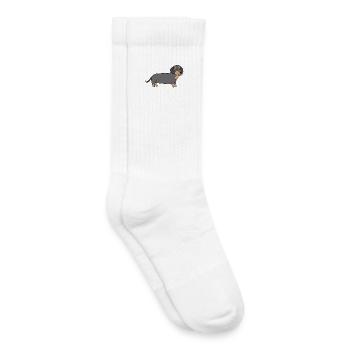 Dachshund - Kids Tennis Socks - white - Right
