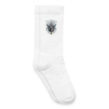 Que trépasse si je faiblis ! Citation réplique - Chaussettes de tennis bio enfant - blanc - Droite