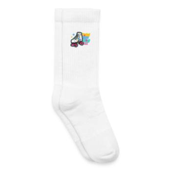 Rollschuhlaufen Rollschuhe - Kinder Tennissocken - Weiß - Rechts