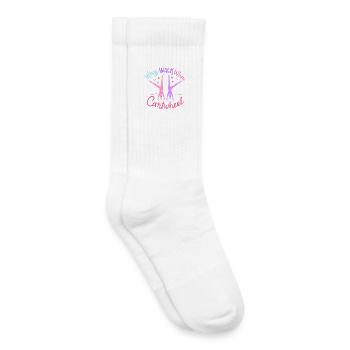 Rad Gymnastik Turnerin - Kinder Tennissocken - Weiß - Rechts