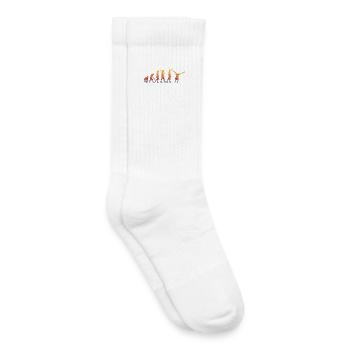 Turner Radschlag Gymnastik - Kinder Tennissocken - Weiß - Rechts