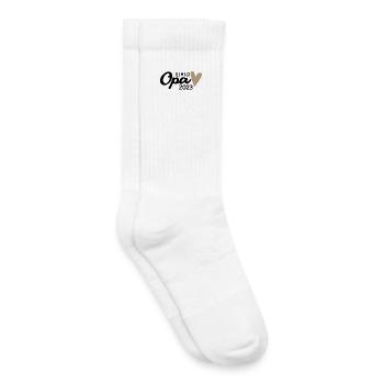 Opa 2023 - Opa werden - Bald Opa - Kinder Tennissocken - Weiß - Rechts