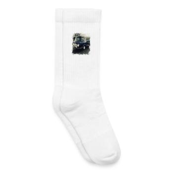 Barkas Flatbed GDR Transporter | Millésime - Chaussettes de tennis bio enfant - blanc - Droite
