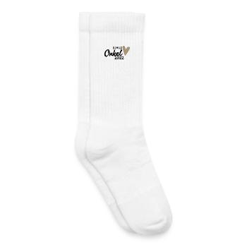 Onkel 2022 - Onkel werden - Kinder Tennissocken - Weiß - Rechts