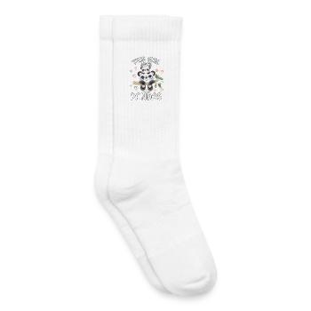 Dieses Maedchen Liebt Pandas - Kinder Tennissocken - Weiß - Rechts
