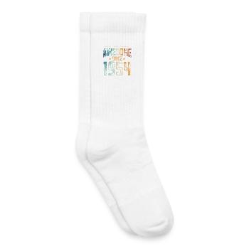 1954 Born Birthday Year of birth - Kids Tennis Socks - white - Right