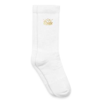 Team Bride Gold - Kids Tennis Socks - white - Right