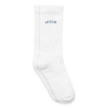 Évolution de Gamer Gambler Nerd Geek Progamer - Chaussettes de tennis bio enfant - blanc - Droite