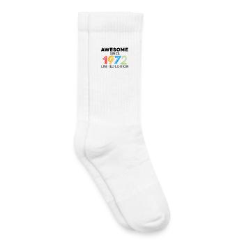 Fantastisch seit 1972 - Jahrgang 1972 - Kinder Tennissocken - Weiß - Rechts