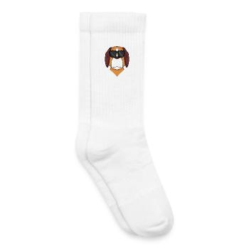St. Bernard dog dog - Kids Tennis Socks - white - Right