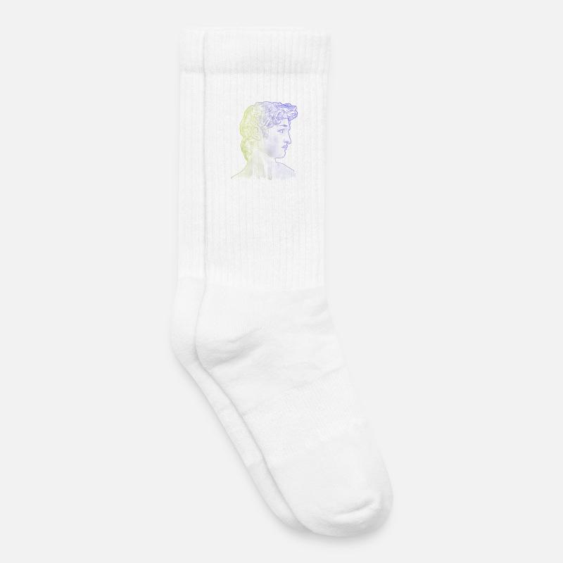 David Michelangelo - Kids Tennis Socks - white