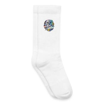 2ème anniversaire garçon - 2 ans - J’ai 2 ans - Chaussettes de tennis bio enfant - blanc - Droite