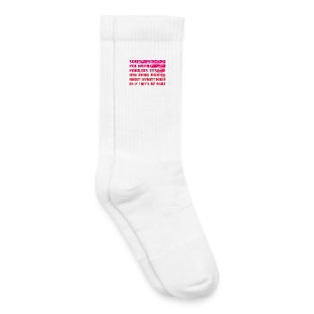Tut Mir Leid, Dass Ich Fabelhaft Bin - Kinder Tennissocken - Weiß - Rechts