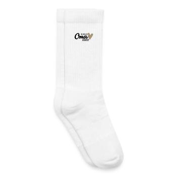 Oma 2022 - Werdende Oma 2022 - Kinder Tennissocken - Weiß - Rechts