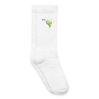 Lustiger Quak Frosch I Frosch Cartoon MODARTIS - Kinder Tennissocken - Weiß - Rechts