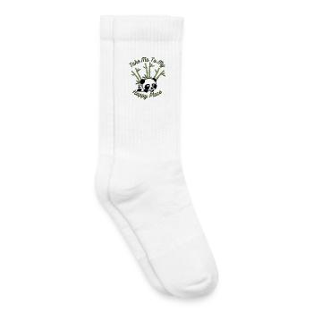 Take me to My Happy Place - Panda Lovers T-Shirt - Kinder Tennissocken - Weiß - Rechts