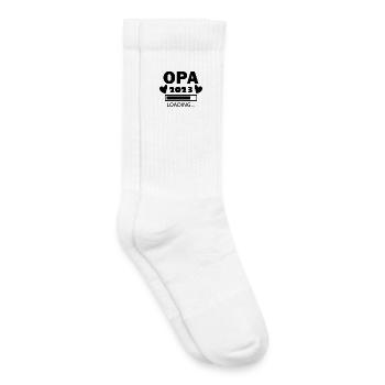 Opa loading 2023 - Opa werden - Bald Opa - Kinder Tennissocken - Weiß - Rechts