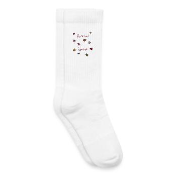Krabbelgruppe, Kindergarten - Kinder Tennissocken - Weiß - Rechts