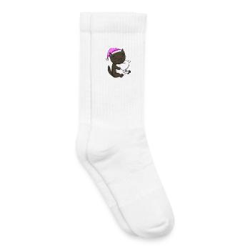 Cat cat breed Havana - Kids Tennis Socks - white - Right