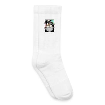 Astronaut spielt Gitarre im Weltall - Kinder Tennissocken - Weiß - Rechts
