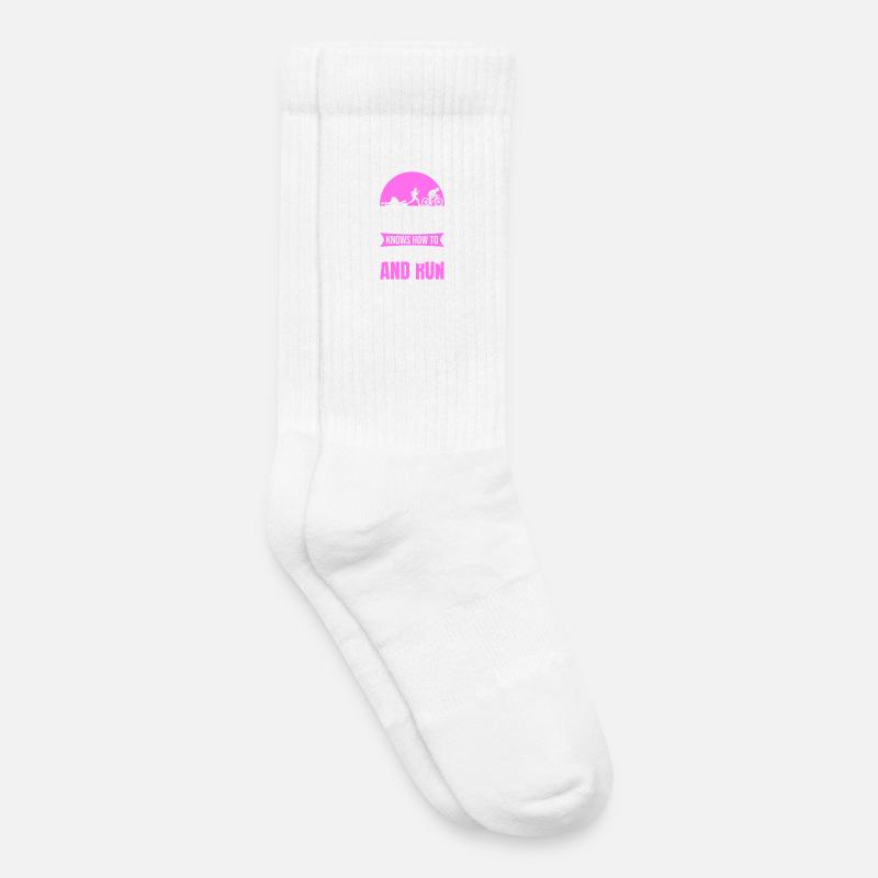 Triathlon Mutter - Kinder Tennissocken - Weiß