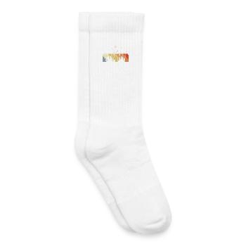 Retro Vintage Piano Keyboard - Kinder Tennissocken - Weiß - Rechts