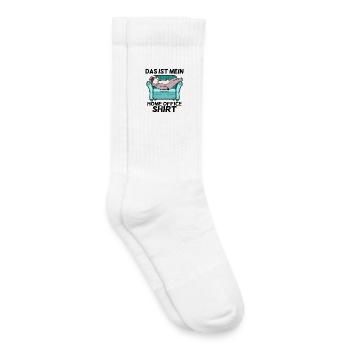 Home Office Büro - Kinder Tennissocken - Weiß - Rechts